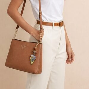 Handmade Multicolor Swirl Bag Charm